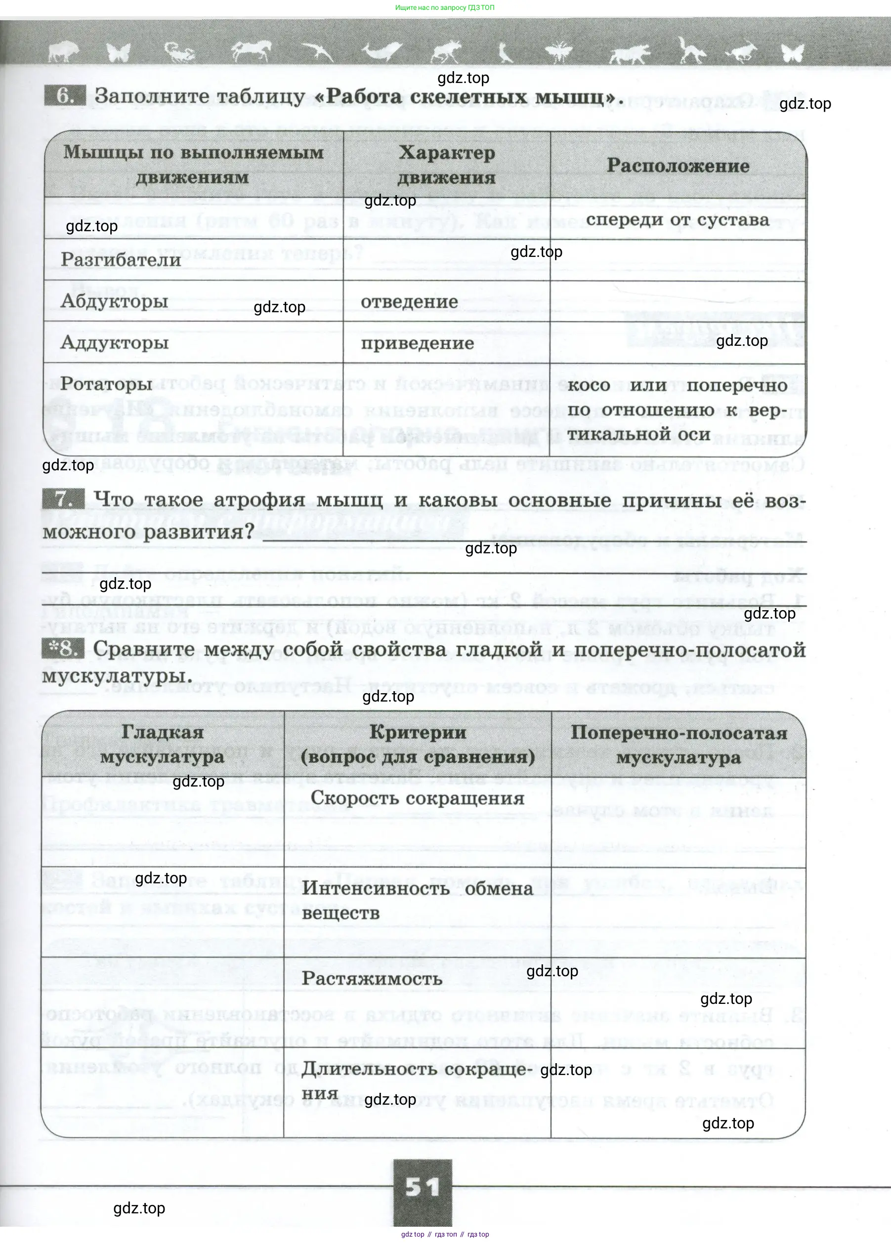 Биология, 9 класс рабочая тетрадь, авторы: Пасечник Владимир Васильевич, Швецов Глеб Геннадьевич, издательство Просвещение, Москва, 2023, розового цвета, страница 51