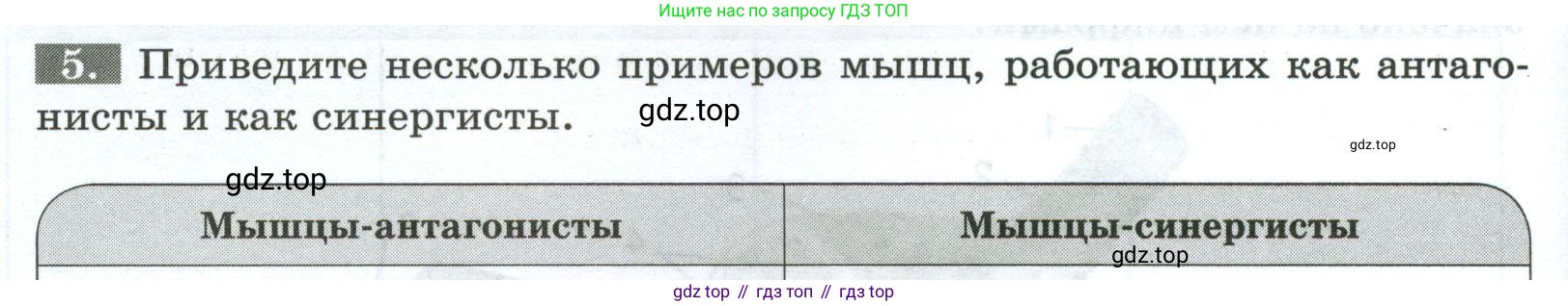 Биология, 9 класс рабочая тетрадь, авторы: Пасечник Владимир Васильевич, Швецов Глеб Геннадьевич, издательство Просвещение, Москва, 2023, розового цвета, страница 50, номер 5, Условие