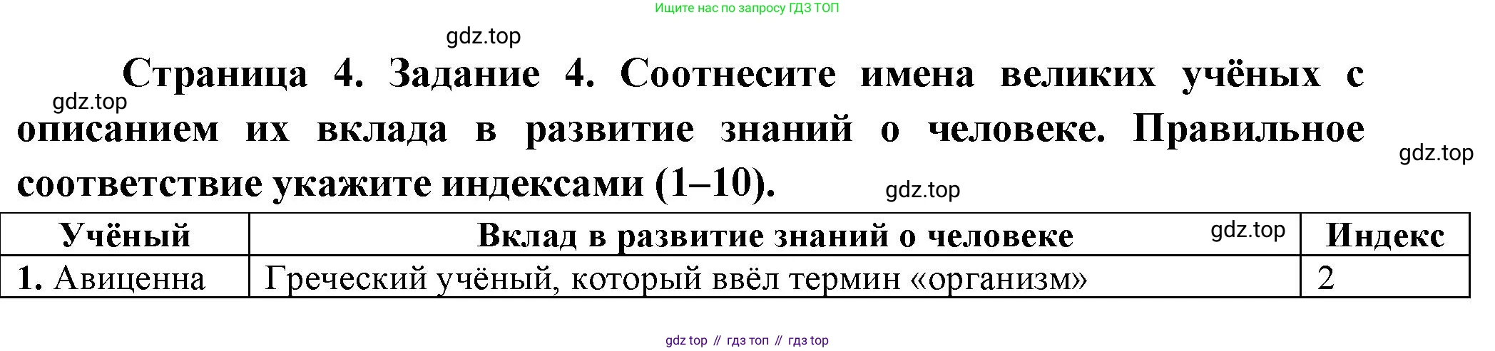 Биология, 9 класс рабочая тетрадь, авторы: Пасечник Владимир Васильевич, Швецов Глеб Геннадьевич, издательство Просвещение, Москва, 2023, розового цвета, страница 4, номер 4, Решение