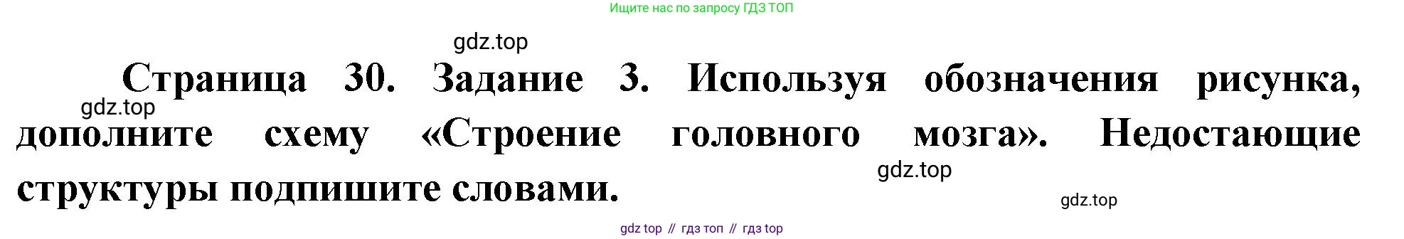 Биология, 9 класс рабочая тетрадь, авторы: Пасечник Владимир Васильевич, Швецов Глеб Геннадьевич, издательство Просвещение, Москва, 2023, розового цвета, страница 30, номер 3, Решение