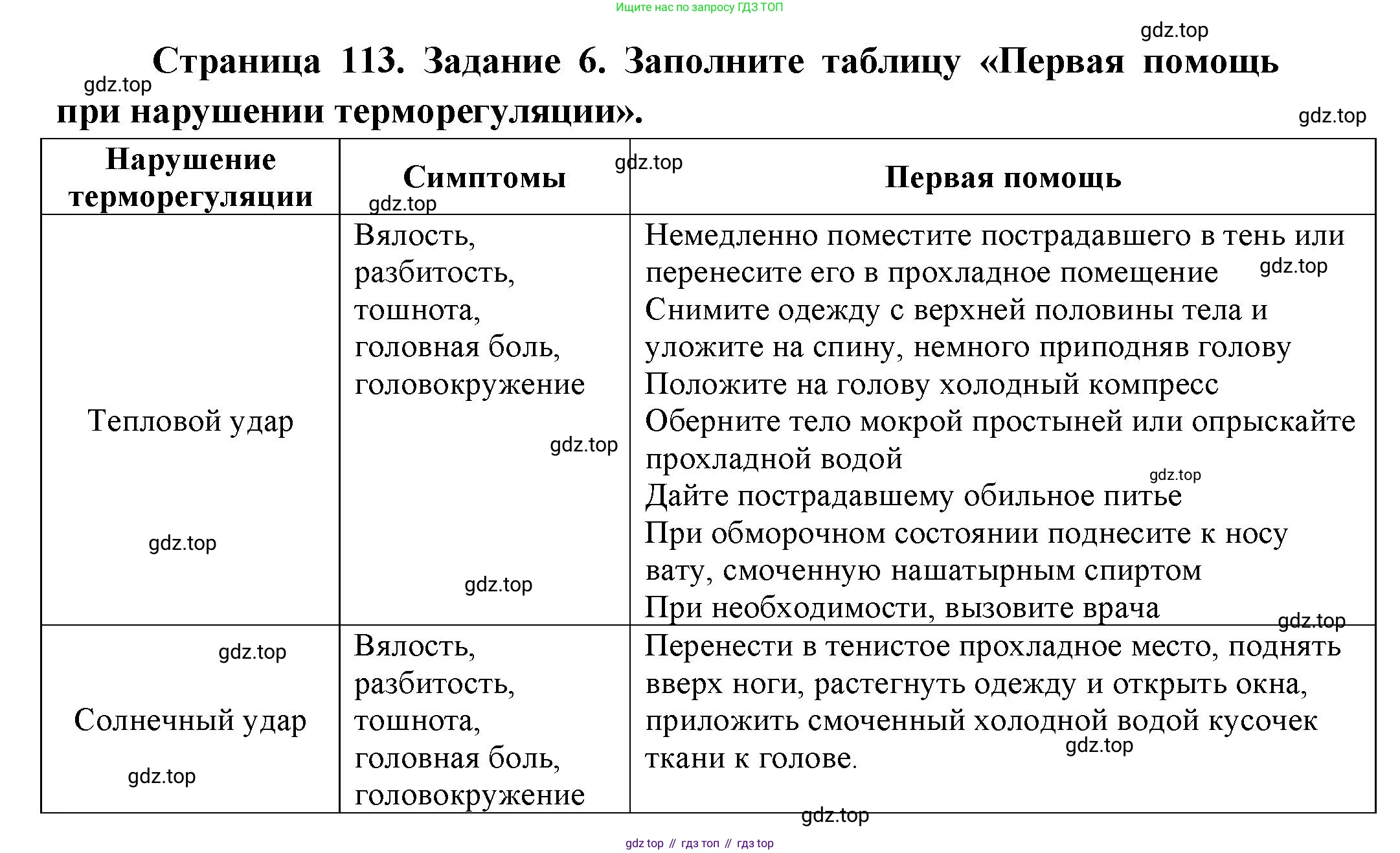 Биология, 9 класс рабочая тетрадь, авторы: Пасечник Владимир Васильевич, Швецов Глеб Геннадьевич, издательство Просвещение, Москва, 2023, розового цвета, страница 113, номер 6, Решение