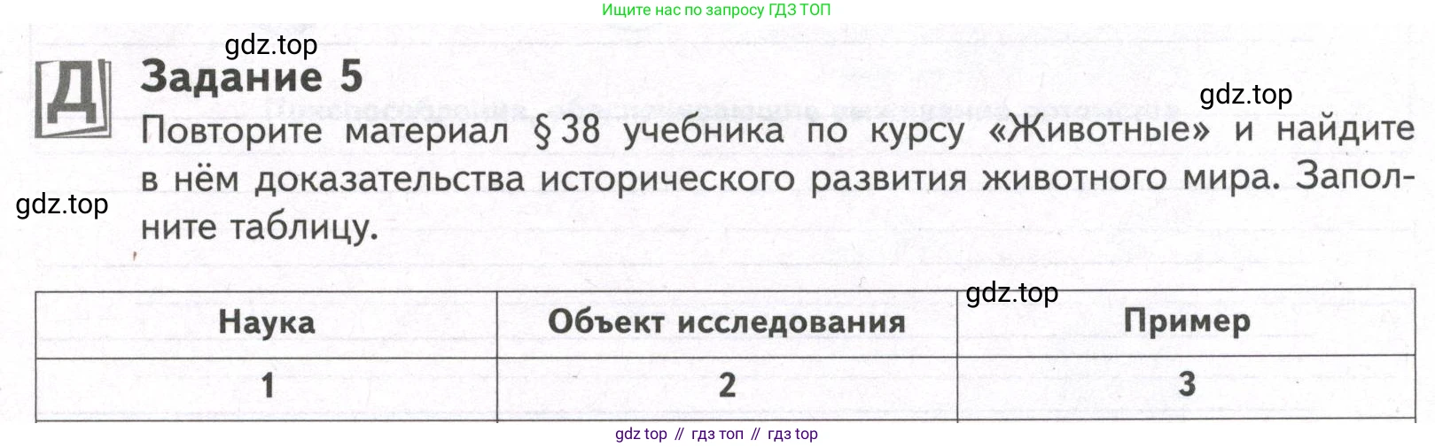 ГДЗ Биология, 9 класс рабочая тетрадь, автор: Сухова Тамара Сергеевна, издательство Просвещение, Москва, 2021, Часть 2, страница 5, номер 5, Условие