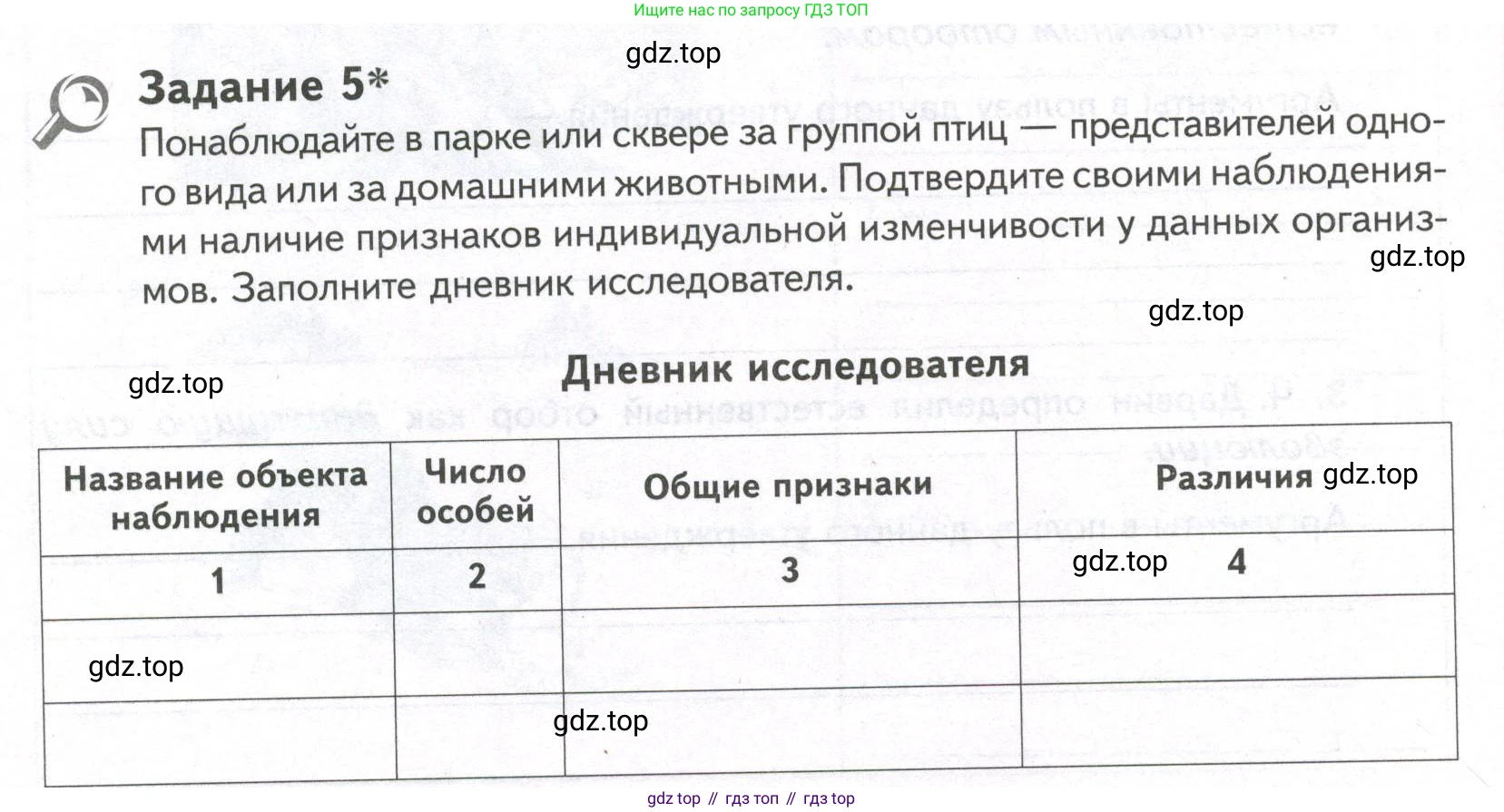 ГДЗ Биология, 9 класс рабочая тетрадь, автор: Сухова Тамара Сергеевна, издательство Просвещение, Москва, 2021, Часть 2, страница 10, номер 5, Условие