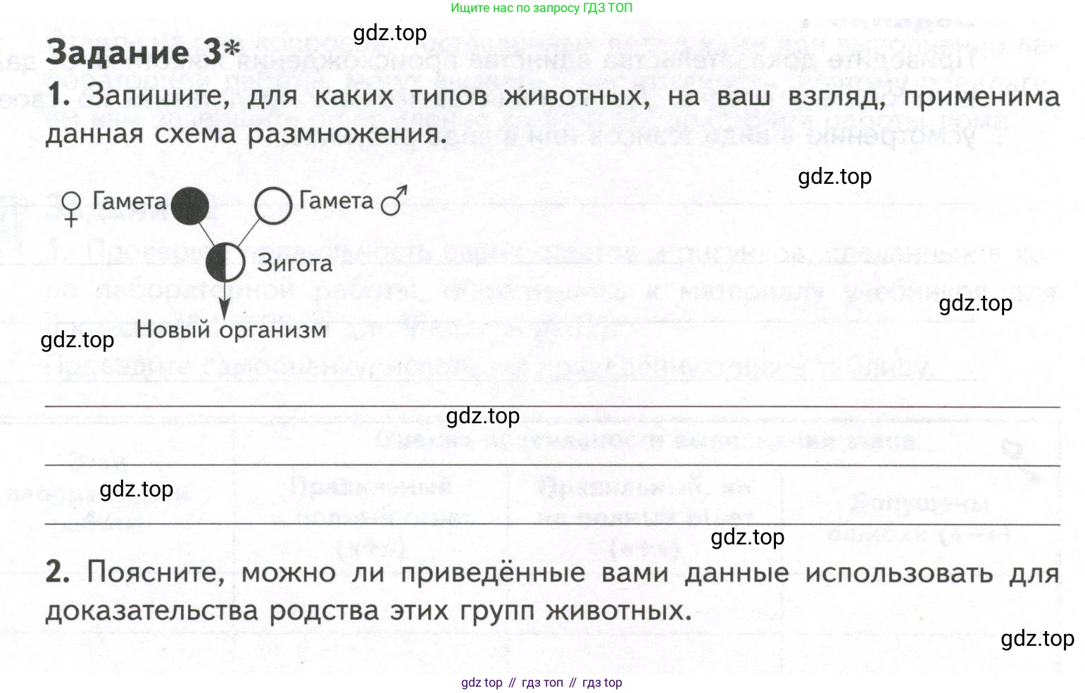 ГДЗ Биология, 9 класс рабочая тетрадь, автор: Сухова Тамара Сергеевна, издательство Просвещение, Москва, 2021, Часть 2, страница 26, номер 3, Условие