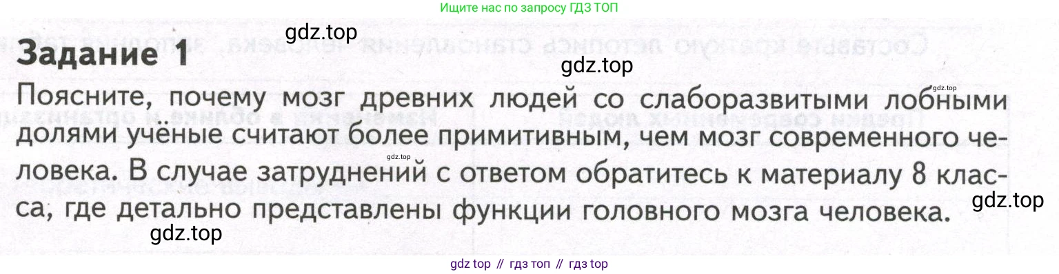 ГДЗ Биология, 9 класс рабочая тетрадь, автор: Сухова Тамара Сергеевна, издательство Просвещение, Москва, 2021, Часть 2, страница 33, номер 1, Условие