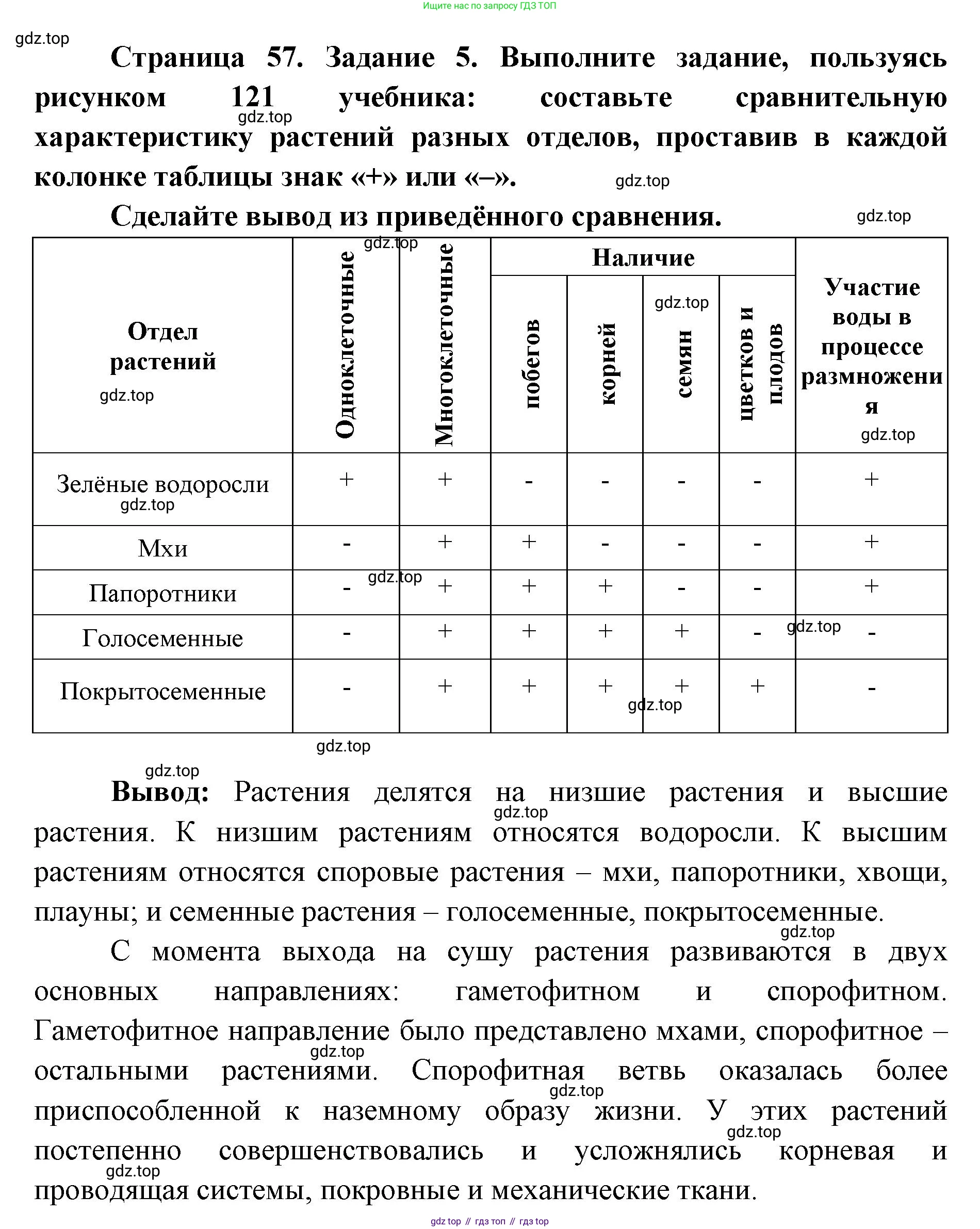 ГДЗ Биология, 9 класс рабочая тетрадь, автор: Сухова Тамара Сергеевна, издательство Просвещение, Москва, 2021, Часть 2, страница 57, номер 5, Решение