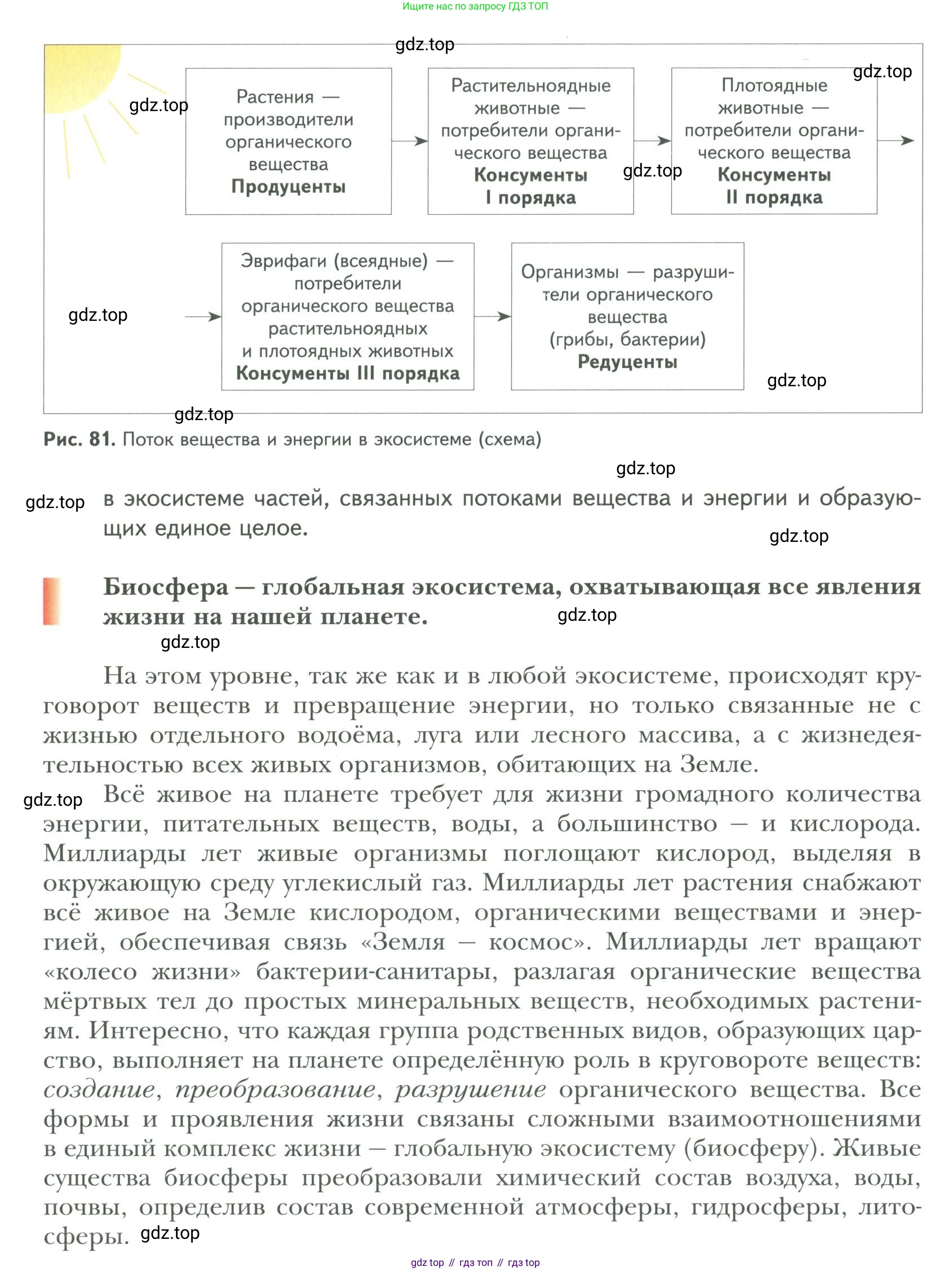 ГДЗ Биология, 9 класс Учебник, авторы: Сухова Тамара Сергеевна, Сарычева Наталия Юрьевна, Шаталова Светлана Петровна, Дмитриева Татьяна Андреевна, издательство Просвещение, Москва, 2021, страница 116, Условие