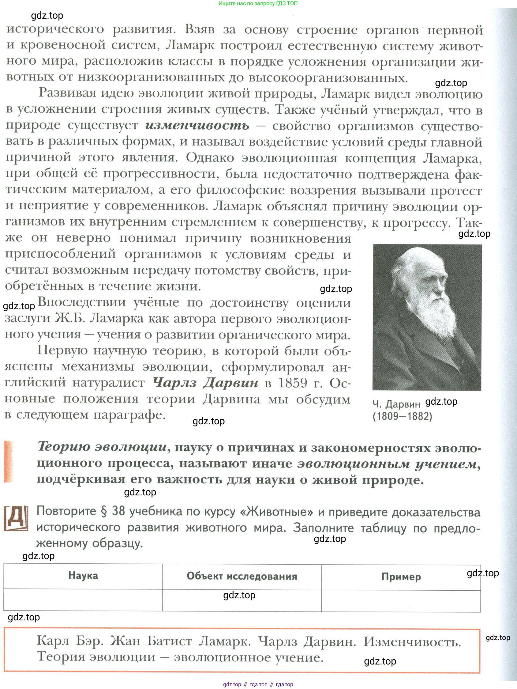 ГДЗ Биология, 9 класс Учебник, авторы: Сухова Тамара Сергеевна, Сарычева Наталия Юрьевна, Шаталова Светлана Петровна, Дмитриева Татьяна Андреевна, издательство Просвещение, Москва, 2021, страница 124, Условие