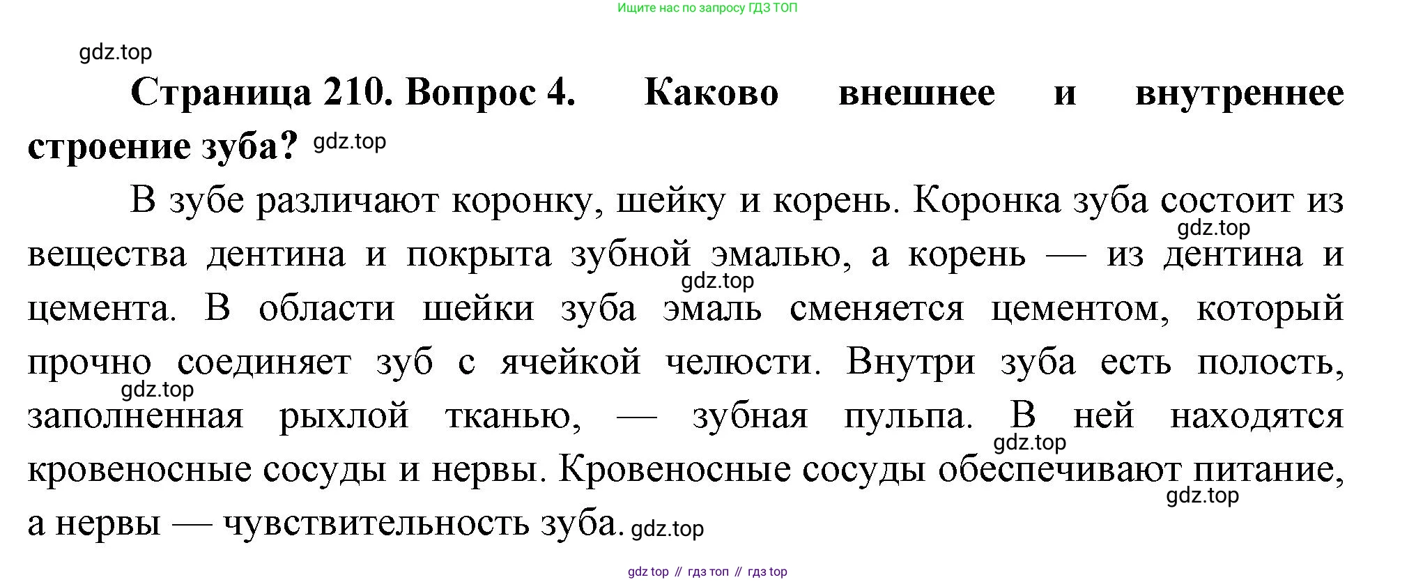 Биология, 9 класс Учебник, авторы: Драгомилов Александр Григорьевич, Маш Реми Давидович, издательство Просвещение, Москва, 2021, коричневого цвета, страница 210, номер 4, Решение