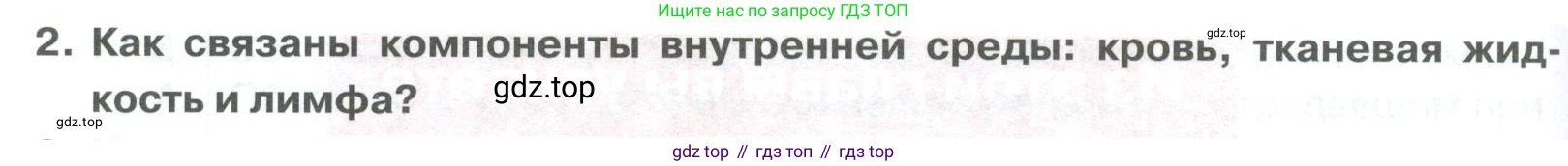 ГДЗ Биология, 9 класс Учебник, авторы: Колесов Дмитрий Васильевич, Маш Реми Давидович, Беляев Иван Николаевич, издательство Просвещение, Москва, 2021, белого цвета, страница 106, номер 2, Условие