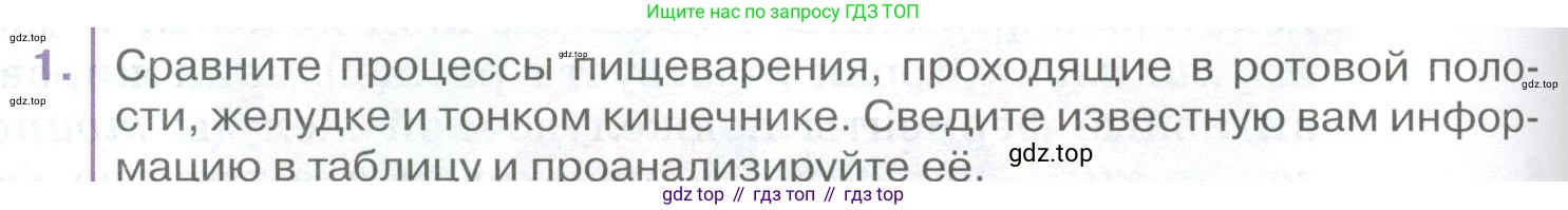 ГДЗ Биология, 9 класс Учебник, авторы: Колесов Дмитрий Васильевич, Маш Реми Давидович, Беляев Иван Николаевич, издательство Просвещение, Москва, 2021, белого цвета, страница 210, номер 1, Условие