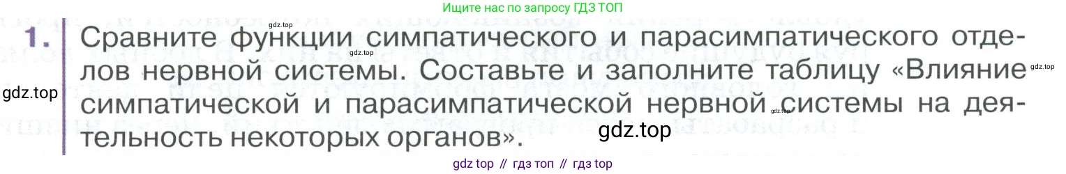 ГДЗ Биология, 9 класс Учебник, авторы: Колесов Дмитрий Васильевич, Маш Реми Давидович, Беляев Иван Николаевич, издательство Просвещение, Москва, 2021, белого цвета, страница 299, номер 1, Условие