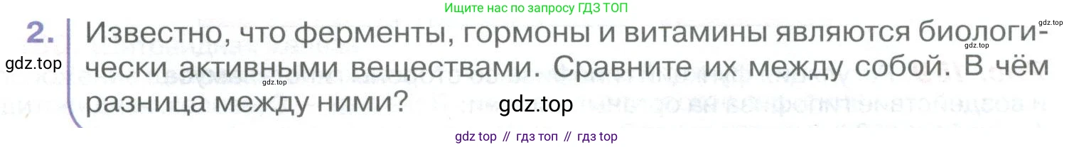 ГДЗ Биология, 9 класс Учебник, авторы: Колесов Дмитрий Васильевич, Маш Реми Давидович, Беляев Иван Николаевич, издательство Просвещение, Москва, 2021, белого цвета, страница 373, номер 2, Условие