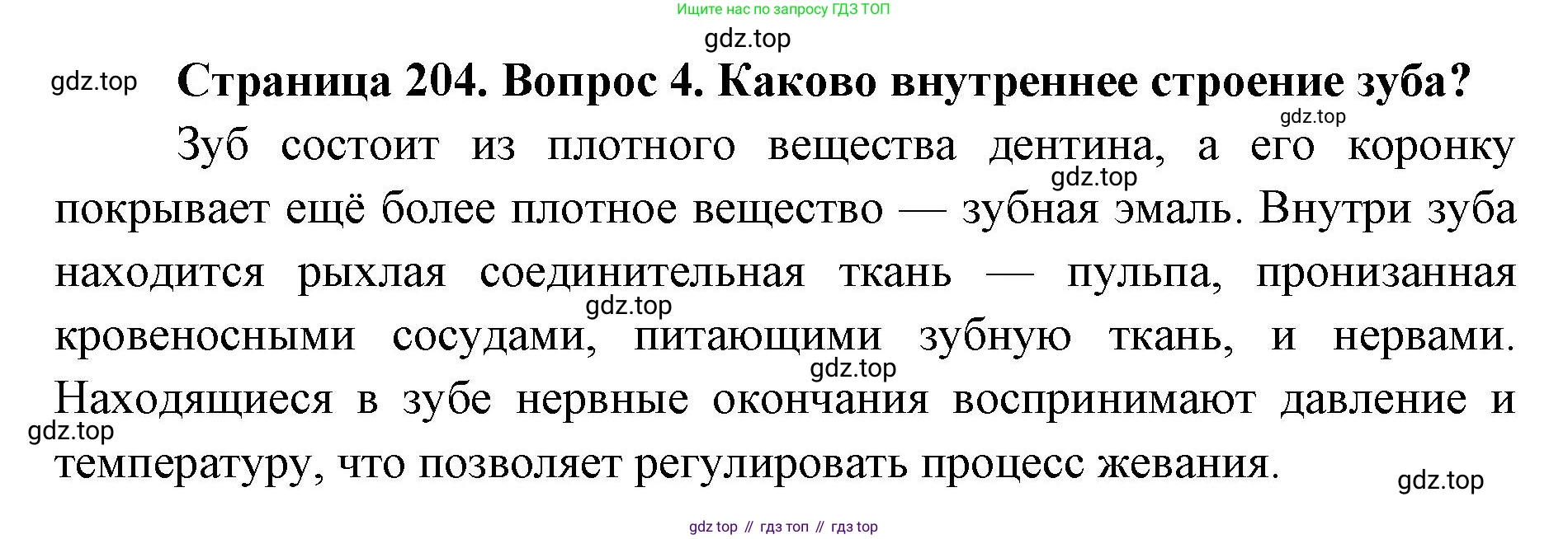 ГДЗ Биология, 9 класс Учебник, авторы: Колесов Дмитрий Васильевич, Маш Реми Давидович, Беляев Иван Николаевич, издательство Просвещение, Москва, 2021, белого цвета, страница 204, номер 4, Решение