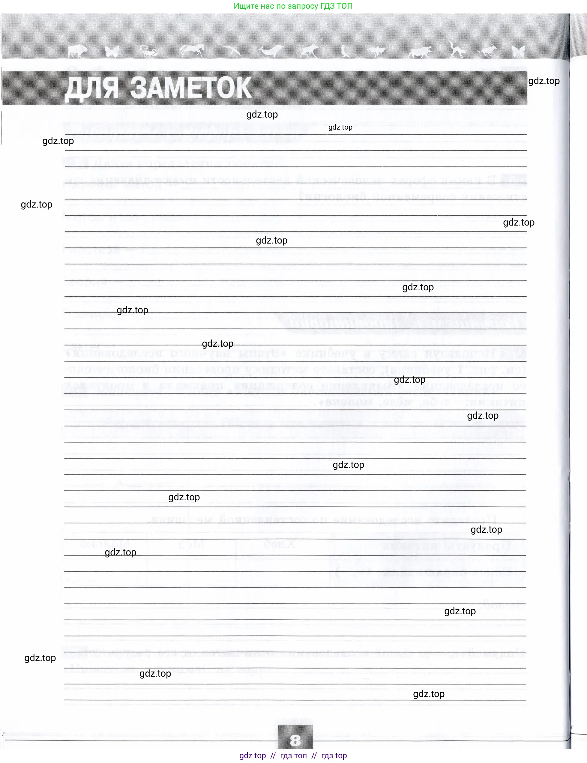 Биология, 9 класс рабочая тетрадь, авторы: Пасечник Владимир Васильевич, Швецов Глеб Геннадьевич, издательство Просвещение, Москва, 2019, страница 8