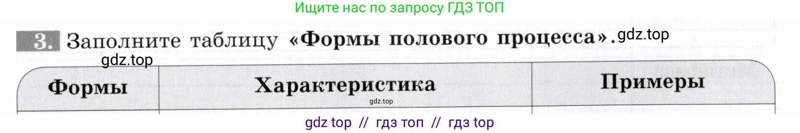 Биология, 9 класс рабочая тетрадь, авторы: Пасечник Владимир Васильевич, Швецов Глеб Геннадьевич, издательство Просвещение, Москва, 2019, страница 34, номер 3, Условие