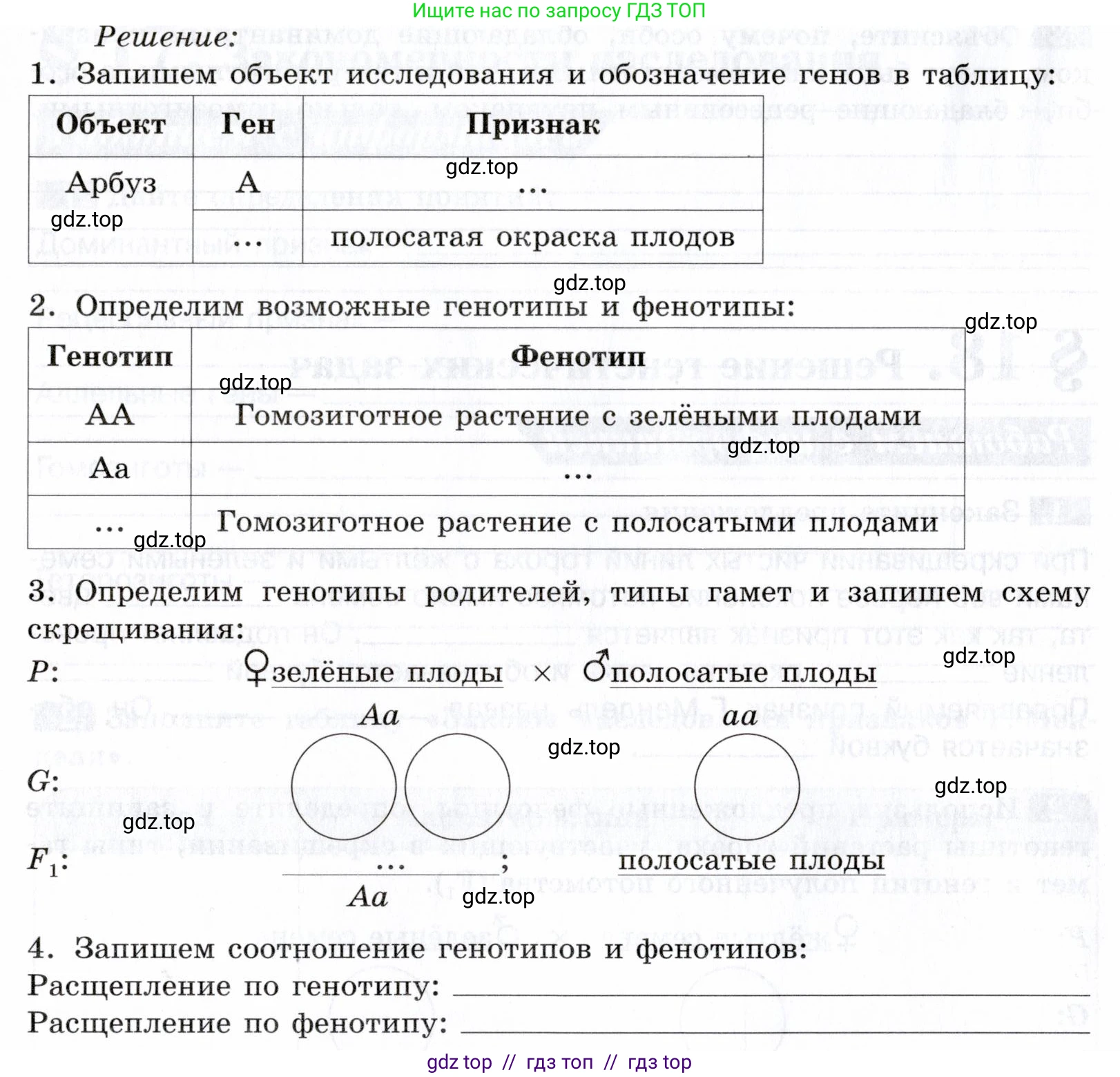 Биология, 9 класс рабочая тетрадь, авторы: Пасечник Владимир Васильевич, Швецов Глеб Геннадьевич, издательство Просвещение, Москва, 2019, страница 47, номер 3, Условие (продолжение 2)