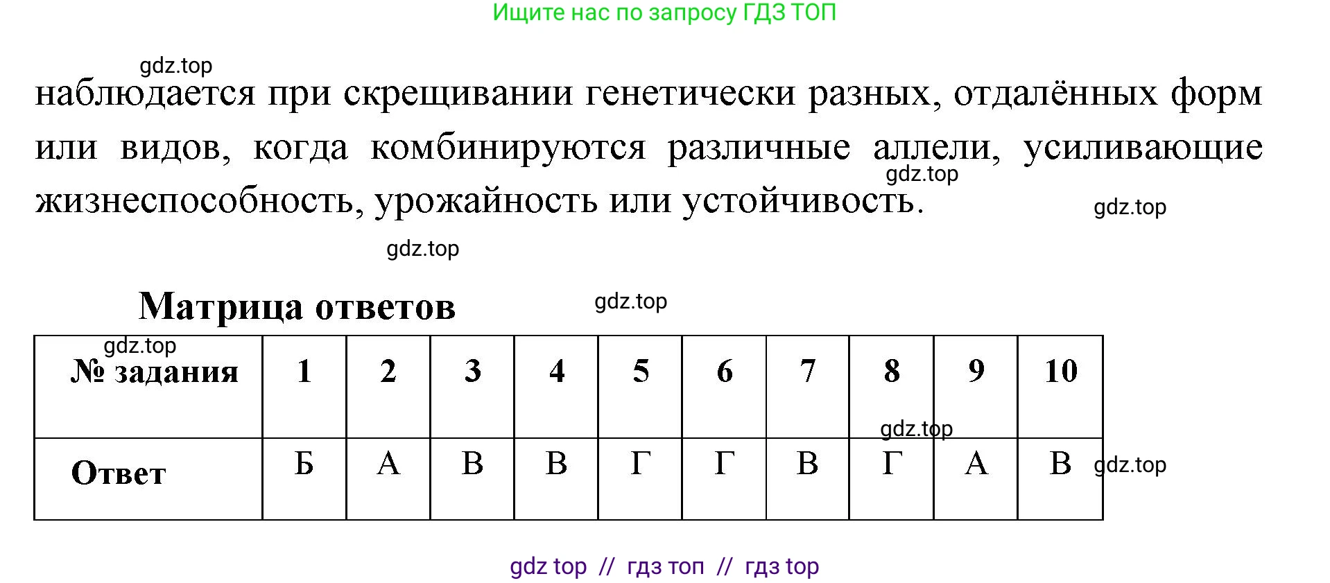 Биология, 9 класс рабочая тетрадь, авторы: Пасечник Владимир Васильевич, Швецов Глеб Геннадьевич, издательство Просвещение, Москва, 2019, страница 75, номер 1, Решение (продолжение 6)