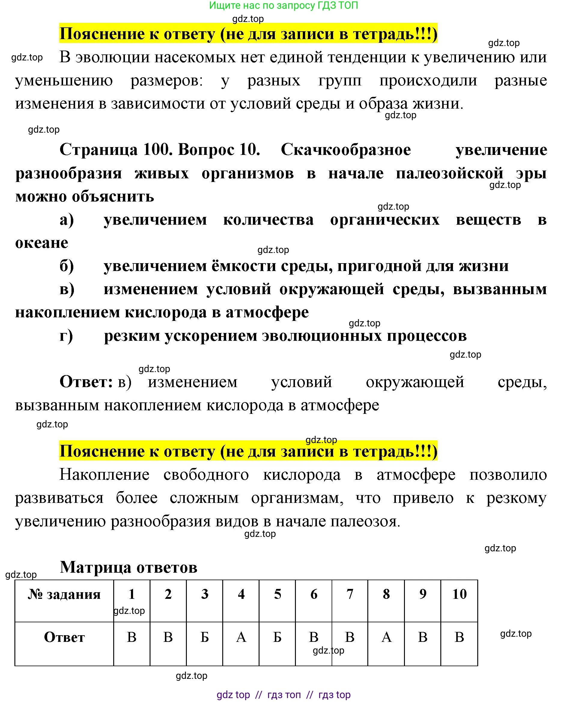 Биология, 9 класс рабочая тетрадь, авторы: Пасечник Владимир Васильевич, Швецов Глеб Геннадьевич, издательство Просвещение, Москва, 2019, страница 99, номер 1, Решение (продолжение 5)