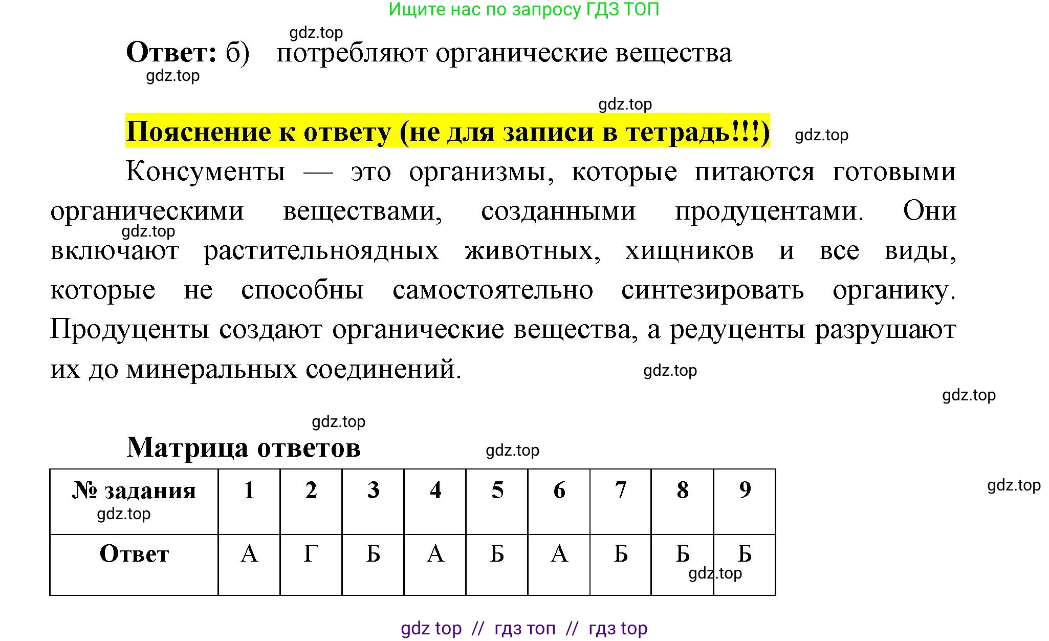 Биология, 9 класс рабочая тетрадь, авторы: Пасечник Владимир Васильевич, Швецов Глеб Геннадьевич, издательство Просвещение, Москва, 2019, страница 125, номер 1, Решение (продолжение 5)