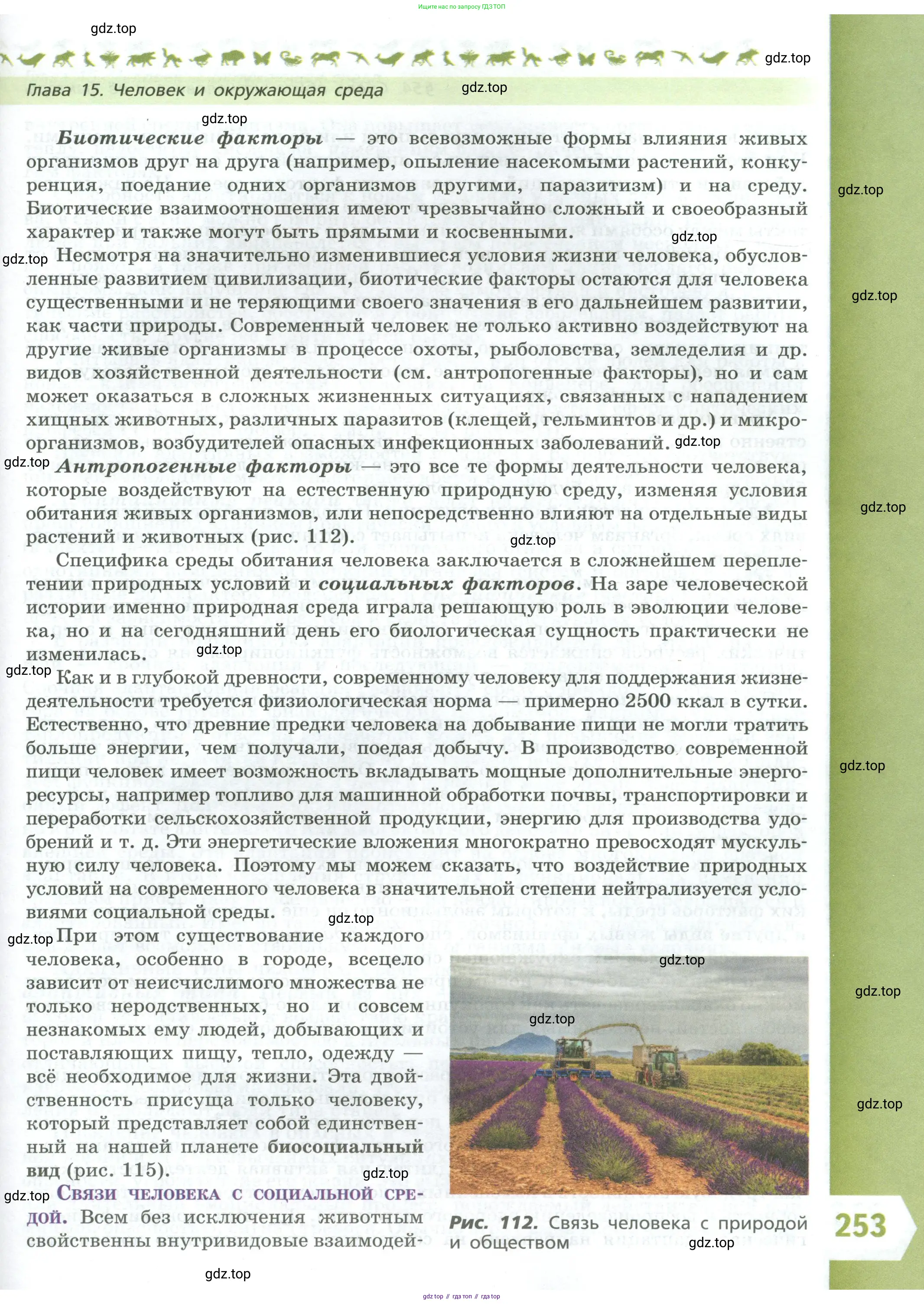 Биология, 9 класс Учебник, авторы: Пасечник Владимир Васильевич, Каменский Андрей Александрович, Швецов Глеб Геннадьевич, Гапонюк Зоя Георгиевна, издательство Просвещение, Москва, 2023, белого цвета, страница 253