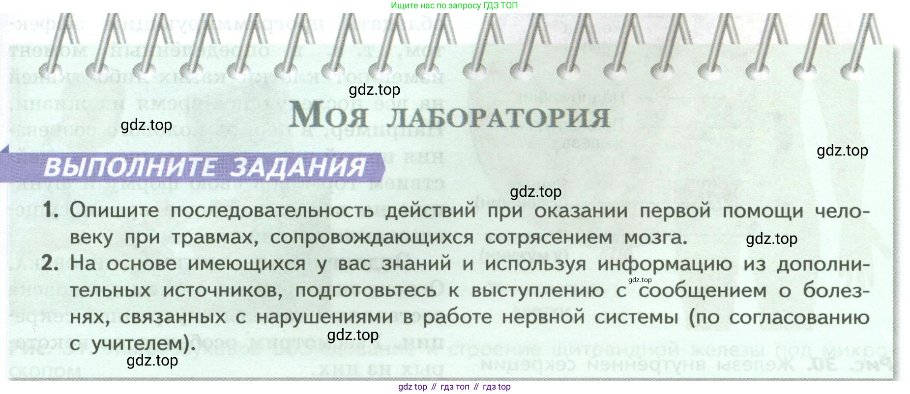 Биология, 9 класс Учебник, авторы: Пасечник Владимир Васильевич, Каменский Андрей Александрович, Швецов Глеб Геннадьевич, Гапонюк Зоя Георгиевна, издательство Просвещение, Москва, 2023, белого цвета, страница 65, Условие