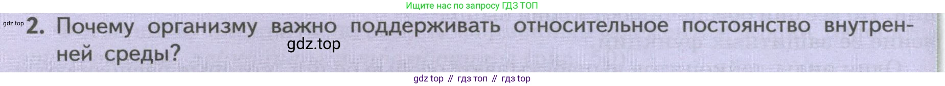 ГДЗ Биология, 9 класс Учебник, авторы: Пасечник Владимир Васильевич, Каменский Андрей Александрович, Швецов Глеб Геннадьевич, Гапонюк Зоя Георгиевна, издательство Просвещение, Москва, 2023, белого цвета, страница 100, номер 2, Условие