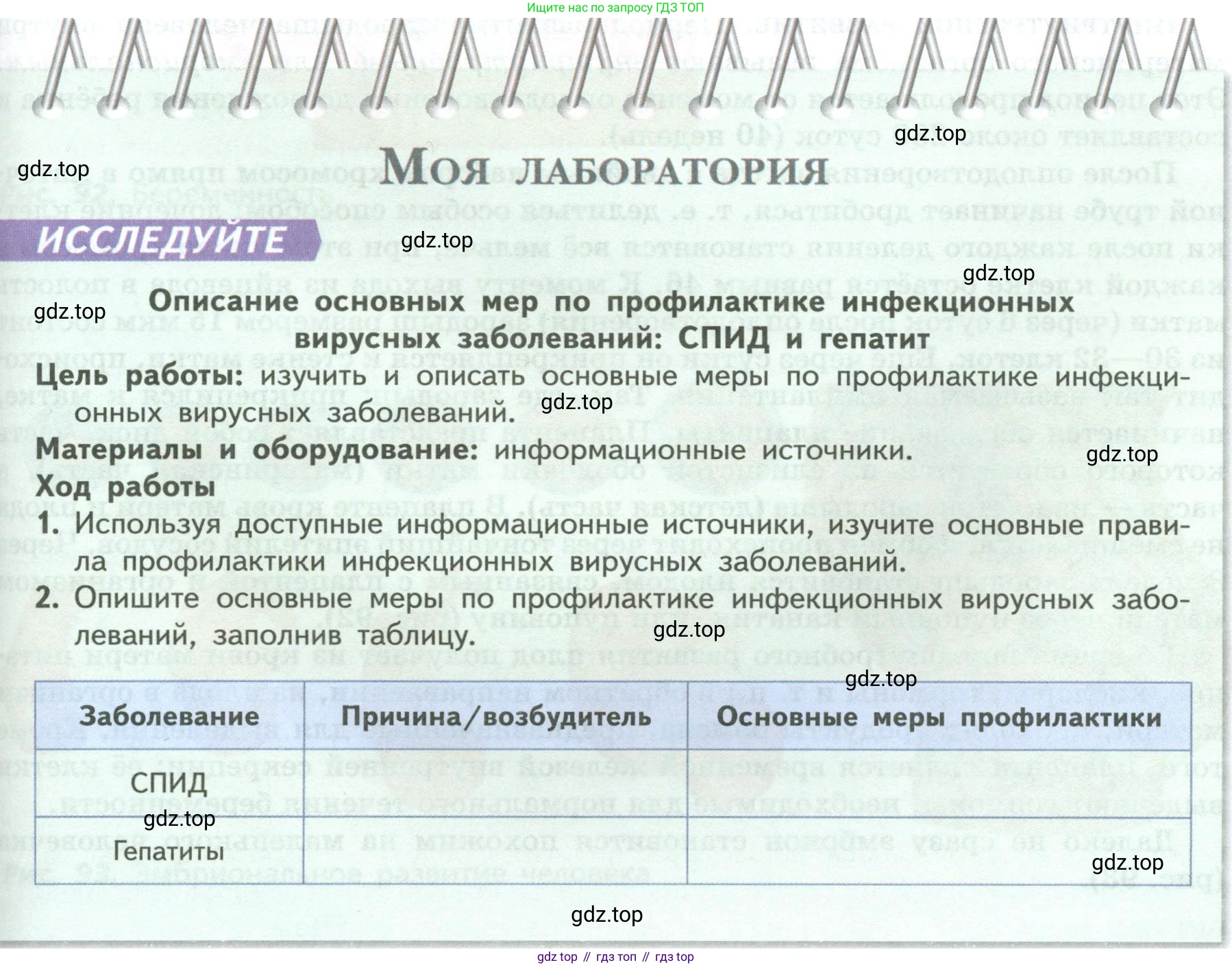 ГДЗ Биология, 9 класс Учебник, авторы: Пасечник Владимир Васильевич, Каменский Андрей Александрович, Швецов Глеб Геннадьевич, Гапонюк Зоя Георгиевна, издательство Просвещение, Москва, 2023, белого цвета, страница 203, Условие