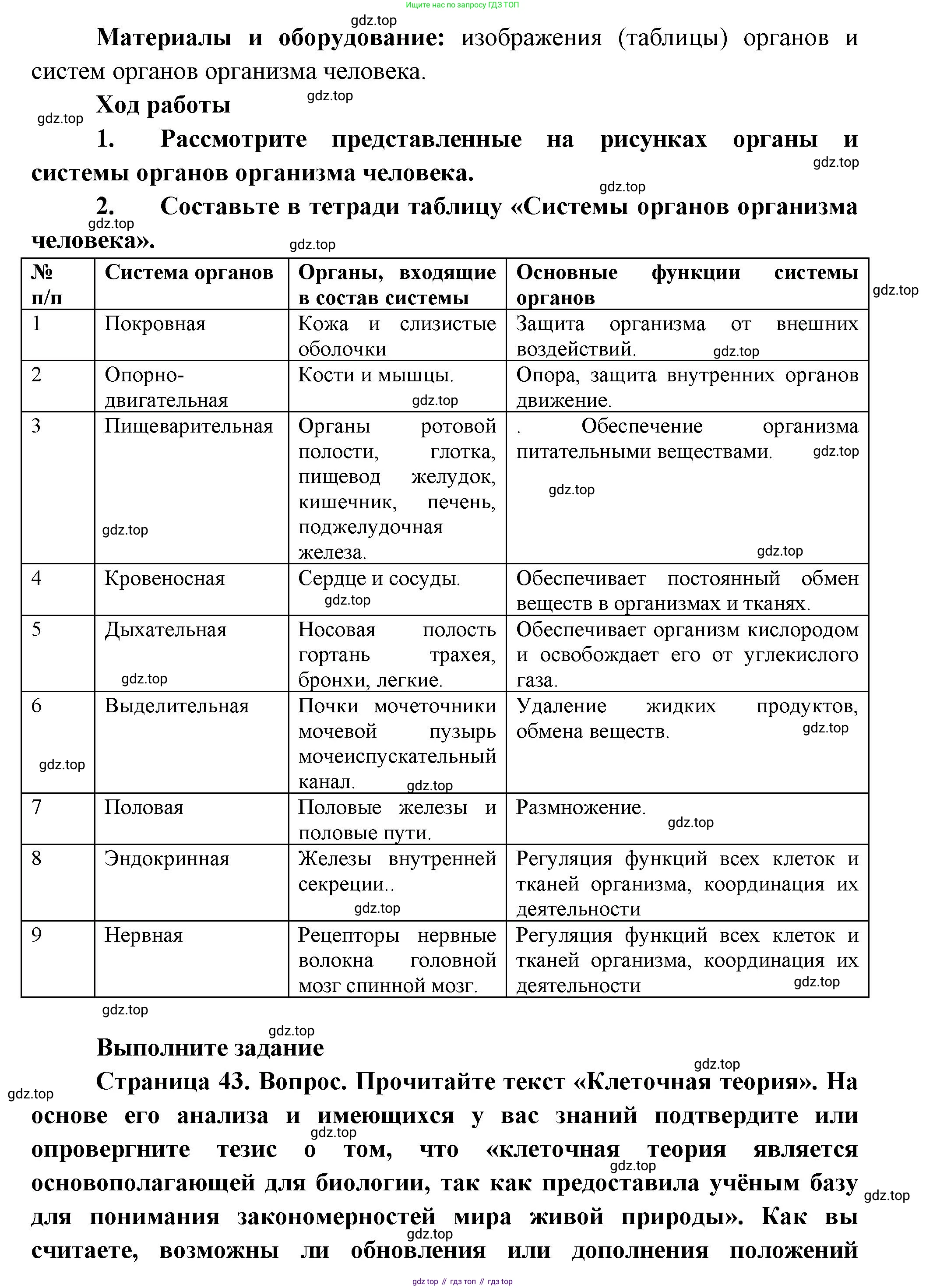 ГДЗ Биология, 9 класс Учебник, авторы: Пасечник Владимир Васильевич, Каменский Андрей Александрович, Швецов Глеб Геннадьевич, Гапонюк Зоя Георгиевна, издательство Просвещение, Москва, 2023, белого цвета, страница 42, Решение (продолжение 4)
