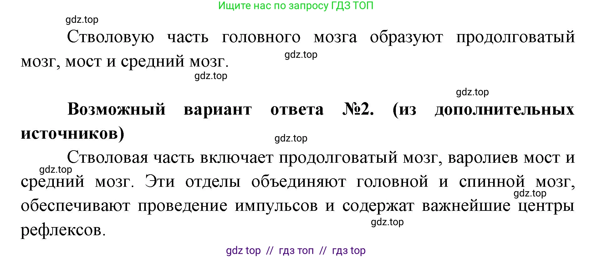Биология, 9 класс Учебник, авторы: Пасечник Владимир Васильевич, Каменский Андрей Александрович, Швецов Глеб Геннадьевич, Гапонюк Зоя Георгиевна, издательство Просвещение, Москва, 2023, белого цвета, страница 57, номер 1, Решение 2 (продолжение 2)