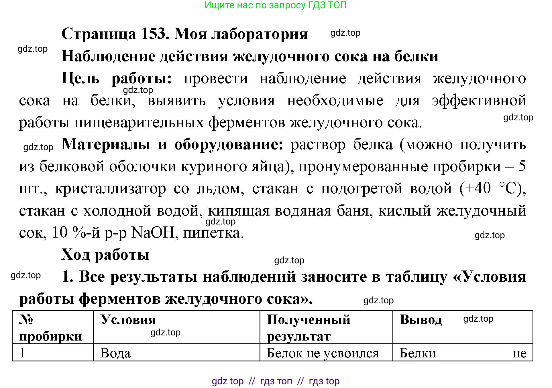 Биология, 9 класс Учебник, авторы: Пасечник Владимир Васильевич, Каменский Андрей Александрович, Швецов Глеб Геннадьевич, Гапонюк Зоя Георгиевна, издательство Просвещение, Москва, 2023, белого цвета, страница 153, Решение 2