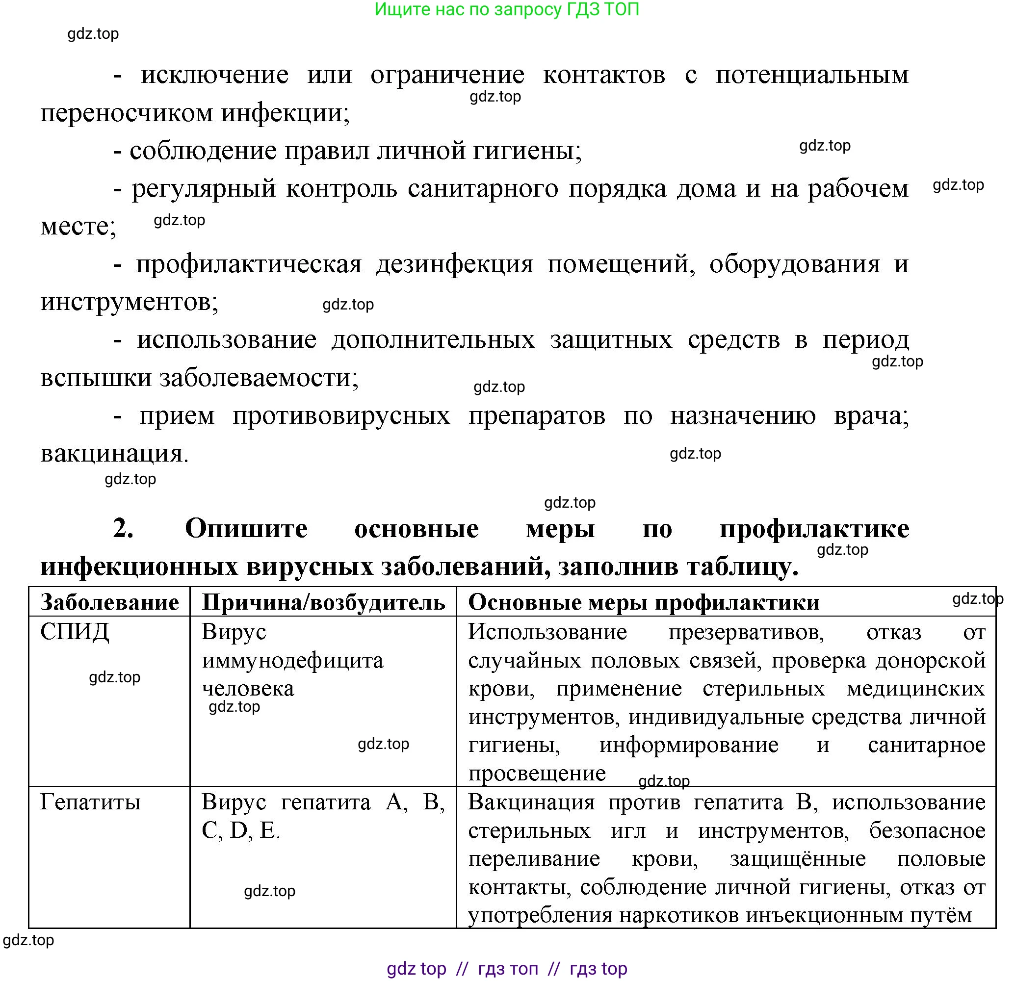 Биология, 9 класс Учебник, авторы: Пасечник Владимир Васильевич, Каменский Андрей Александрович, Швецов Глеб Геннадьевич, Гапонюк Зоя Георгиевна, издательство Просвещение, Москва, 2023, белого цвета, страница 203, Решение 2 (продолжение 2)
