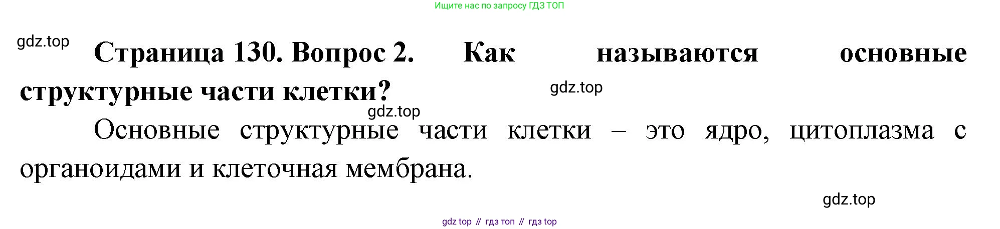 ГДЗ Биология, 10 класс Учебник, авторы: Пасечник Владимир Васильевич, Каменский Андрей Александрович, Рубцов Александр Михайлович, Швецов Глеб Геннадьевич, Абовян Леван Арташесович, Гапонюк Зоя Георгиевна, издательство Просвещение, Москва, 2024, коричневого цвета, Часть 1, страница 130, номер 2, Решение