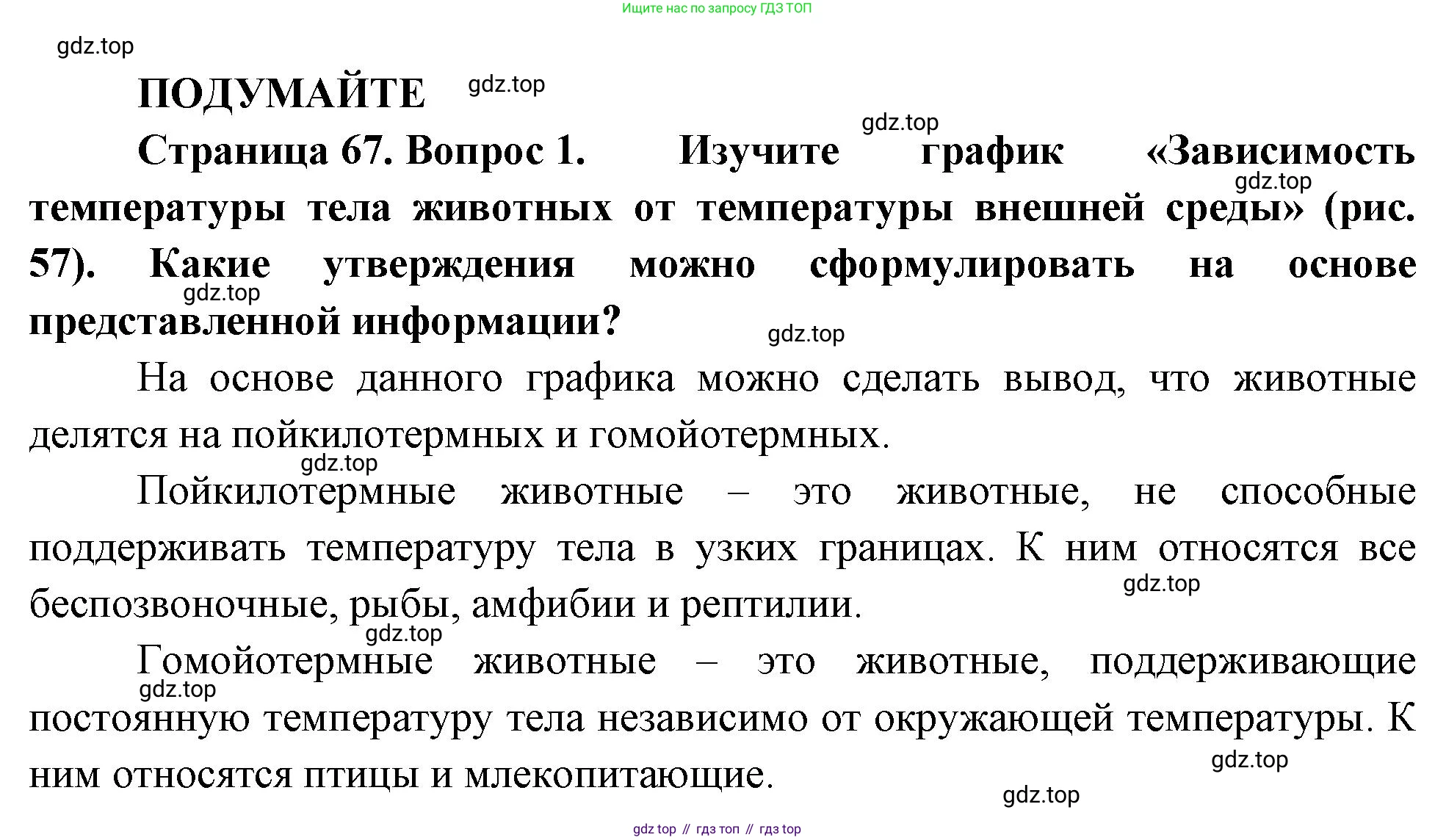 ГДЗ Биология, 10 класс Учебник, авторы: Пасечник Владимир Васильевич, Каменский Андрей Александрович, Рубцов Александр Михайлович, Швецов Глеб Геннадьевич, Абовян Леван Арташесович, Гапонюк Зоя Георгиевна, издательство Просвещение, Москва, 2024, коричневого цвета, Часть 2, страница 67, номер 1, Решение