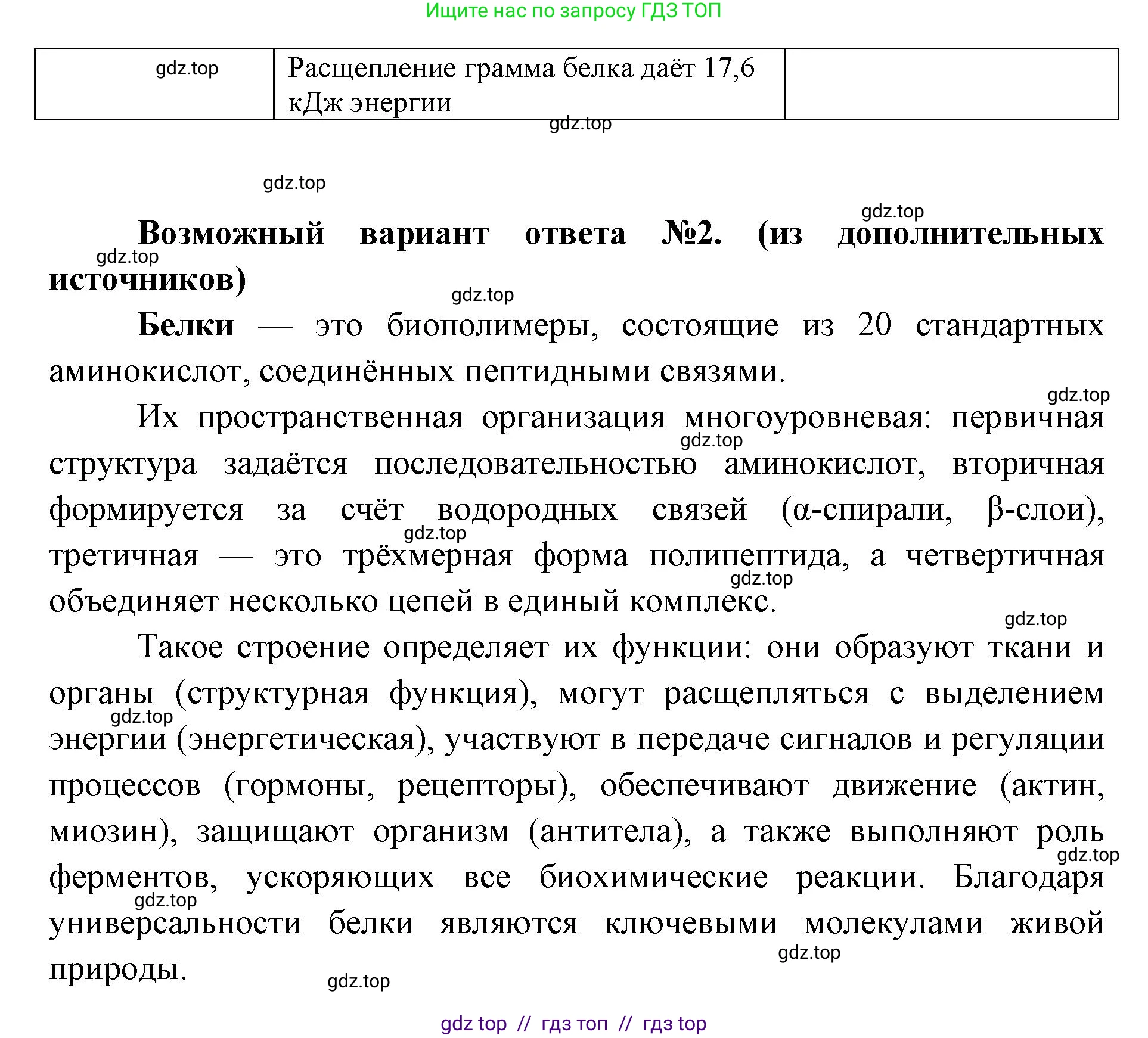 Биология, 10 класс Учебник, авторы: Пасечник Владимир Васильевич, Каменский Андрей Александрович, Рубцов Александр Михайлович, Швецов Глеб Геннадьевич, Абовян Леван Арташесович, Гапонюк Зоя Георгиевна, издательство Просвещение, Москва, 2024, коричневого цвета, Часть 1, страница 76, номер 1, Решение2 (продолжение 2)