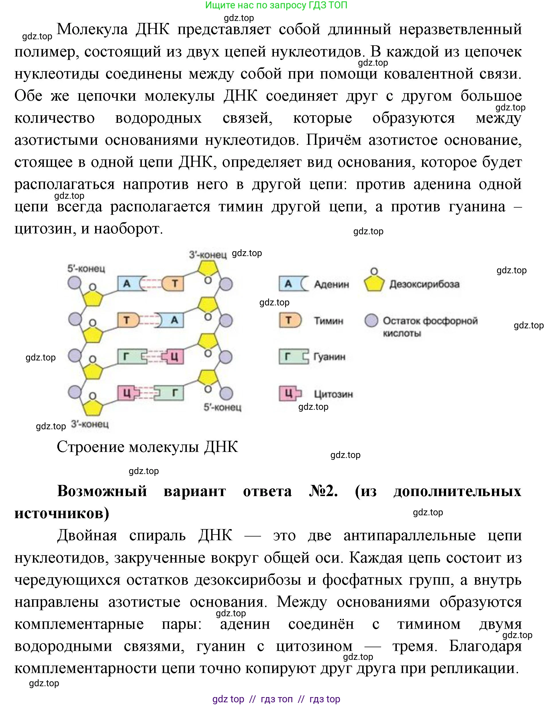 Биология, 10 класс Учебник, авторы: Пасечник Владимир Васильевич, Каменский Андрей Александрович, Рубцов Александр Михайлович, Швецов Глеб Геннадьевич, Абовян Леван Арташесович, Гапонюк Зоя Георгиевна, издательство Просвещение, Москва, 2024, коричневого цвета, Часть 1, страница 109, номер 2, Решение2 (продолжение 2)