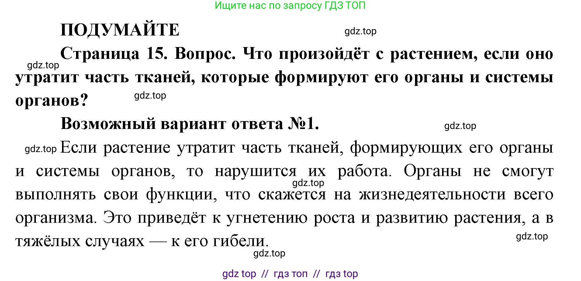 Биология, 10 класс Учебник, авторы: Пасечник Владимир Васильевич, Каменский Андрей Александрович, Рубцов Александр Михайлович, Швецов Глеб Геннадьевич, Абовян Леван Арташесович, Гапонюк Зоя Георгиевна, издательство Просвещение, Москва, 2024, коричневого цвета, Часть 2, страница 15, Решение2