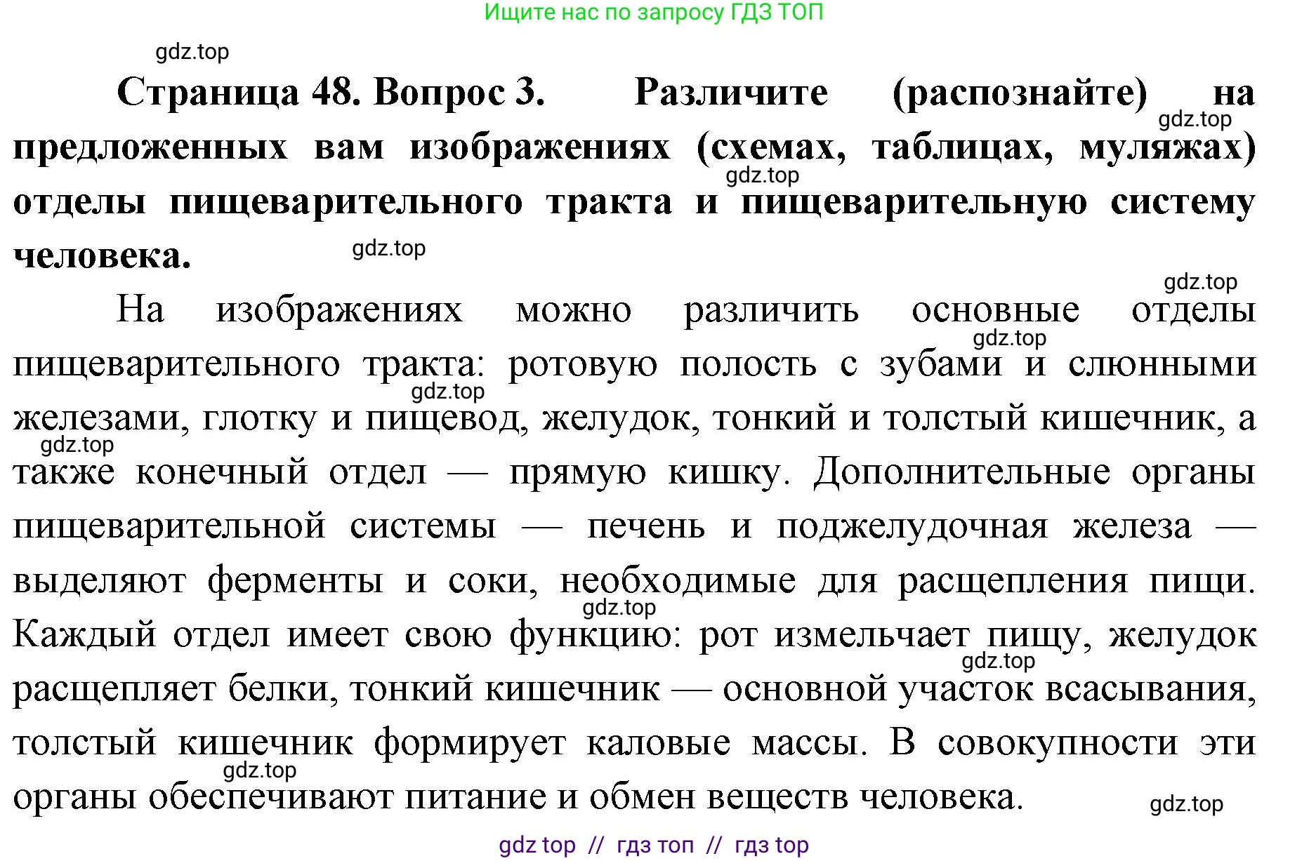 Биология, 10 класс Учебник, авторы: Пасечник Владимир Васильевич, Каменский Андрей Александрович, Рубцов Александр Михайлович, Швецов Глеб Геннадьевич, Абовян Леван Арташесович, Гапонюк Зоя Георгиевна, издательство Просвещение, Москва, 2024, коричневого цвета, Часть 2, страница 48, номер 3, Решение2