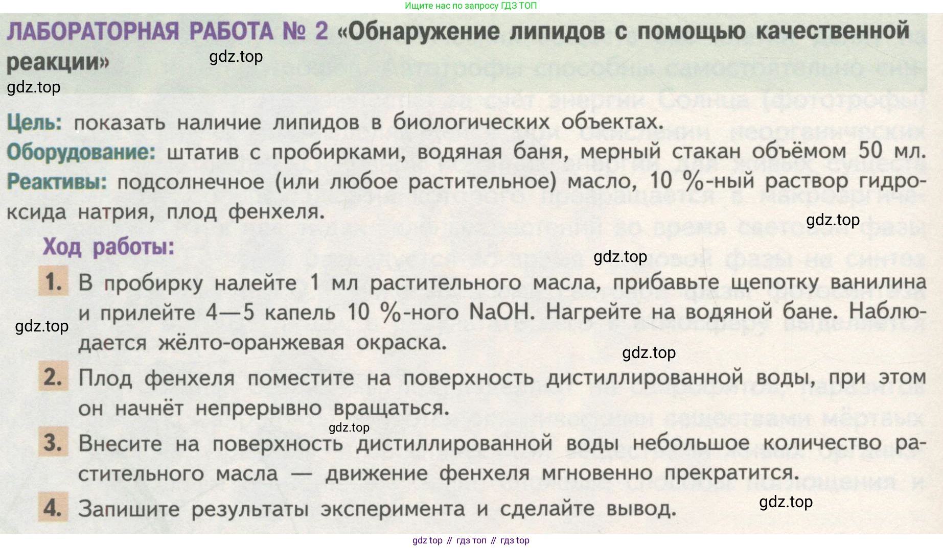 ГДЗ Биология, 10 класс Учебник, авторы: Пасечник Владимир Васильевич, Каменский Андрей Александрович, Рубцов Александр Михайлович, Швецов Глеб Геннадьевич, Гапонюк Зоя Георгиевна, издательство Просвещение, Москва, 2018, зелёного цвета, страница 62, Условие (продолжение 2)