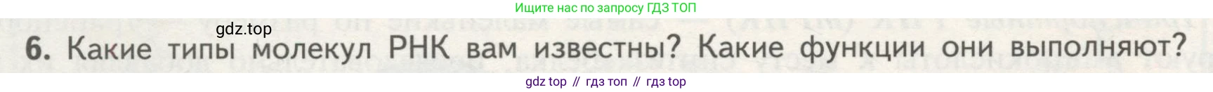 ГДЗ Биология, 10 класс Учебник, авторы: Пасечник Владимир Васильевич, Каменский Андрей Александрович, Рубцов Александр Михайлович, Швецов Глеб Геннадьевич, Гапонюк Зоя Георгиевна, издательство Просвещение, Москва, 2018, зелёного цвета, страница 90, номер 6, Условие