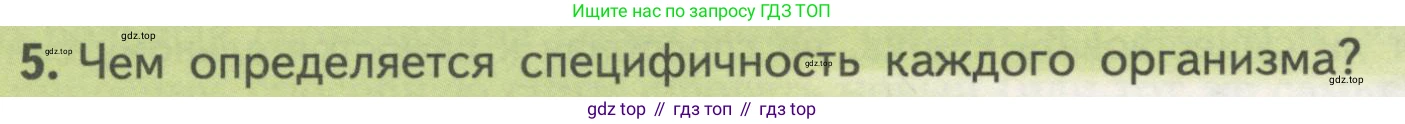 ГДЗ Биология, 10 класс Учебник, авторы: Пасечник Владимир Васильевич, Каменский Андрей Александрович, Рубцов Александр Михайлович, Швецов Глеб Геннадьевич, Гапонюк Зоя Георгиевна, издательство Просвещение, Москва, 2018, зелёного цвета, страница 178, номер 5, Условие