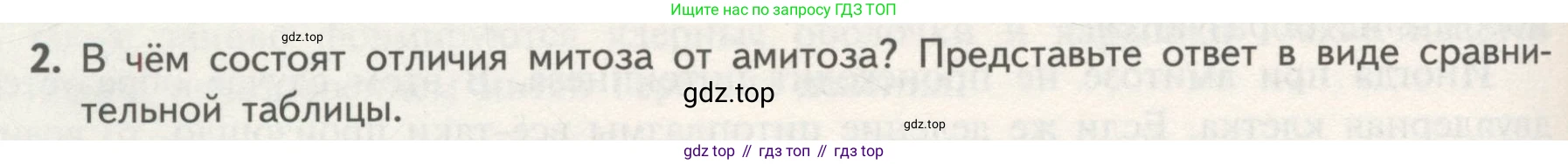 ГДЗ Биология, 10 класс Учебник, авторы: Пасечник Владимир Васильевич, Каменский Андрей Александрович, Рубцов Александр Михайлович, Швецов Глеб Геннадьевич, Гапонюк Зоя Георгиевна, издательство Просвещение, Москва, 2018, зелёного цвета, страница 188, номер 2, Условие