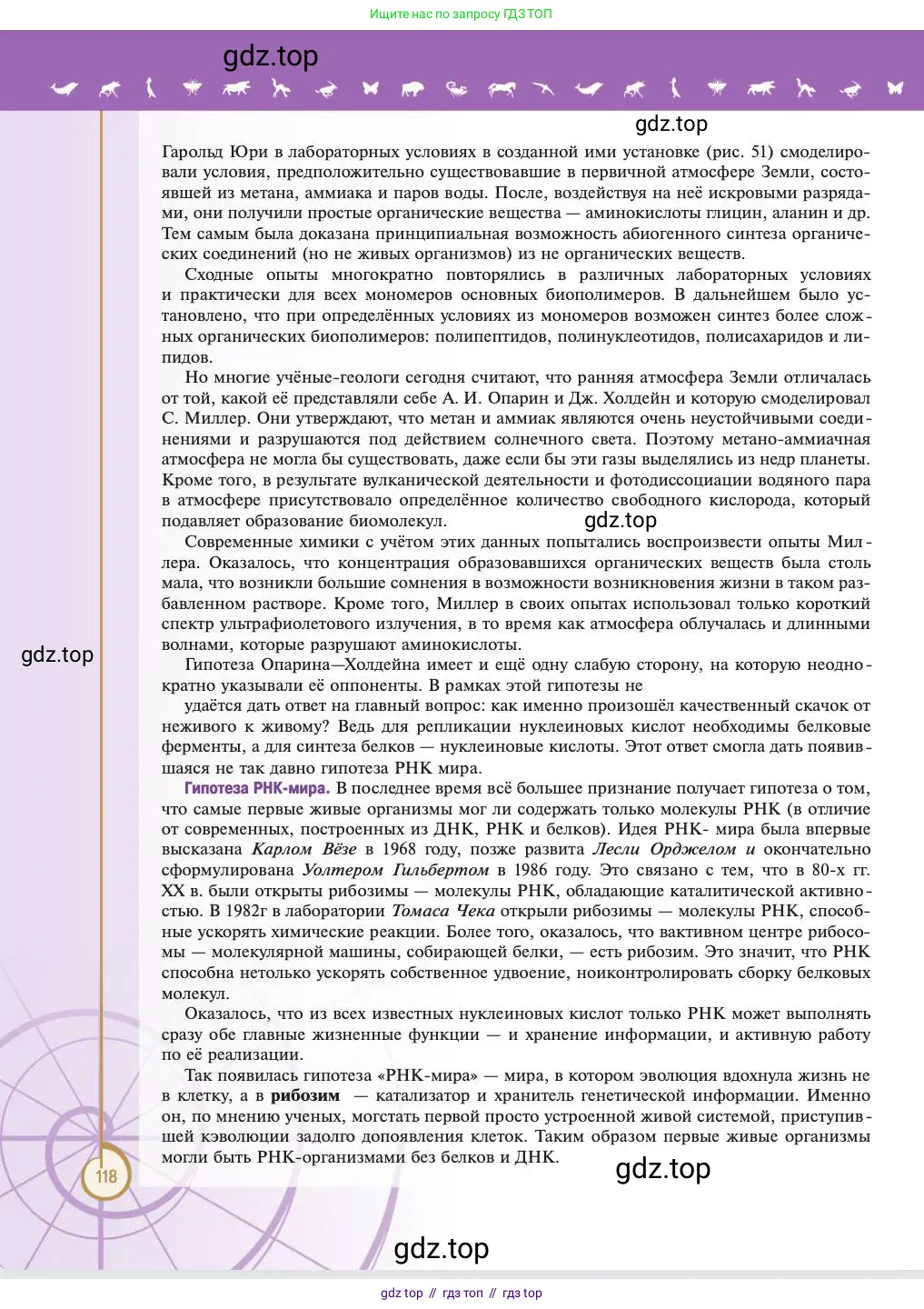 Биология, 11 класс Учебник, авторы: Пасечник Владимир Васильевич, Каменский Андрей Александрович, Рубцов Александр Михайлович, Швецов Глеб Геннадьевич, Абовян Леван Арташесович, Гапонюк Зоя Георгиевна, издательство Просвещение, Москва, 2023, страница 118