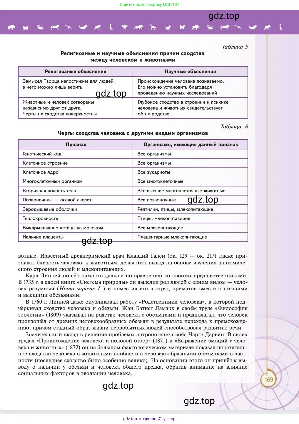 Биология, 11 класс Учебник, авторы: Пасечник Владимир Васильевич, Каменский Андрей Александрович, Рубцов Александр Михайлович, Швецов Глеб Геннадьевич, Абовян Леван Арташесович, Гапонюк Зоя Георгиевна, издательство Просвещение, Москва, 2023, страница 169