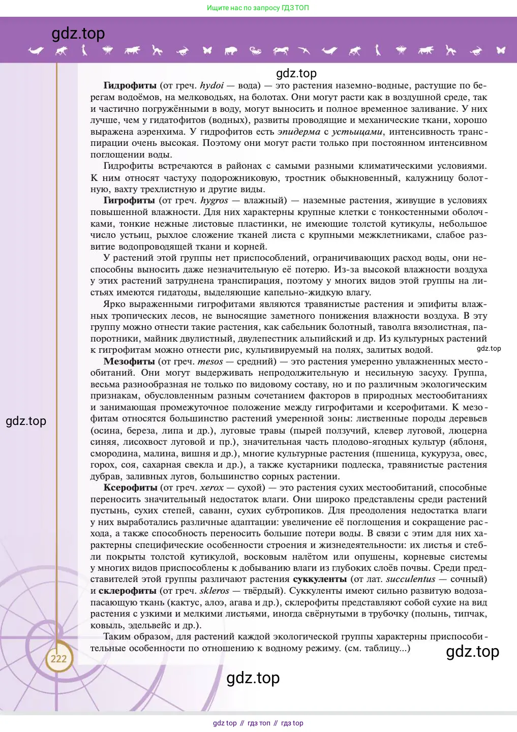 Биология, 11 класс Учебник, авторы: Пасечник Владимир Васильевич, Каменский Андрей Александрович, Рубцов Александр Михайлович, Швецов Глеб Геннадьевич, Абовян Леван Арташесович, Гапонюк Зоя Георгиевна, издательство Просвещение, Москва, 2023, страница 222