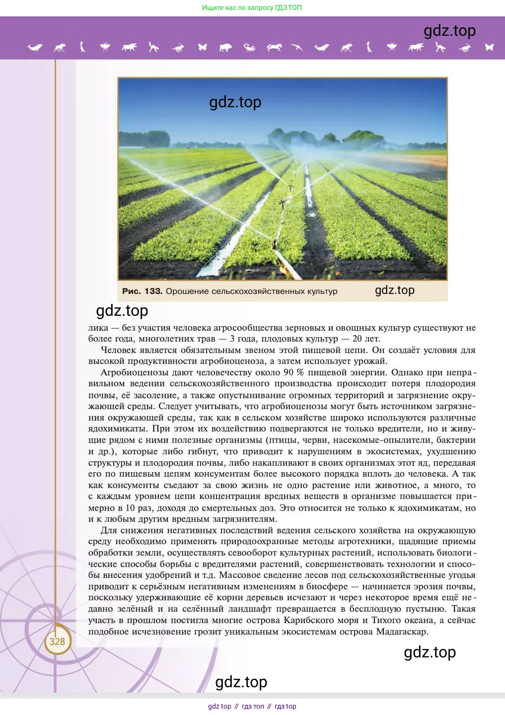 Биология, 11 класс Учебник, авторы: Пасечник Владимир Васильевич, Каменский Андрей Александрович, Рубцов Александр Михайлович, Швецов Глеб Геннадьевич, Абовян Леван Арташесович, Гапонюк Зоя Георгиевна, издательство Просвещение, Москва, 2023, страница 328