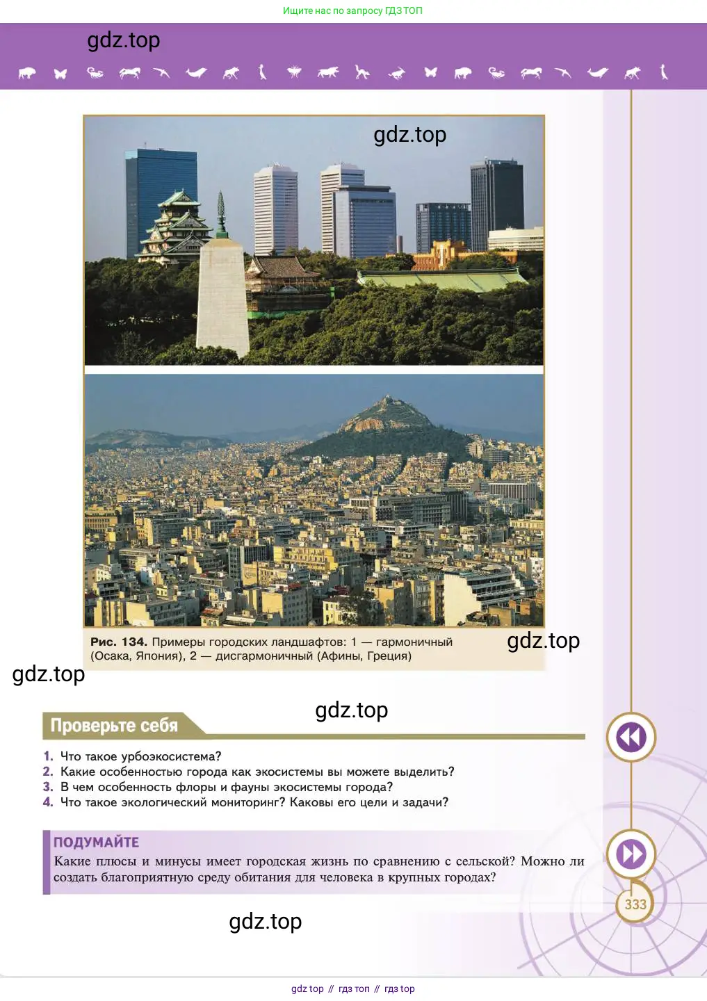 Биология, 11 класс Учебник, авторы: Пасечник Владимир Васильевич, Каменский Андрей Александрович, Рубцов Александр Михайлович, Швецов Глеб Геннадьевич, Абовян Леван Арташесович, Гапонюк Зоя Георгиевна, издательство Просвещение, Москва, 2023, страница 333