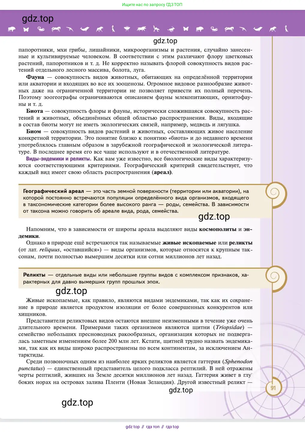 Биология, 11 класс Учебник, авторы: Пасечник Владимир Васильевич, Каменский Андрей Александрович, Рубцов Александр Михайлович, Швецов Глеб Геннадьевич, Абовян Леван Арташесович, Гапонюк Зоя Георгиевна, издательство Просвещение, Москва, 2023, страница 91