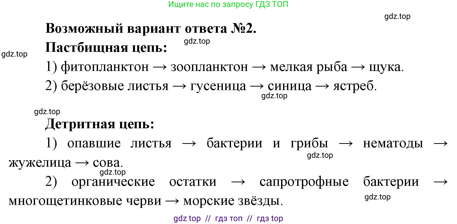 Биология, 11 класс Учебник, авторы: Пасечник Владимир Васильевич, Каменский Андрей Александрович, Рубцов Александр Михайлович, Швецов Глеб Геннадьевич, Абовян Леван Арташесович, Гапонюк Зоя Георгиевна, издательство Просвещение, Москва, 2023, страница 297, Решение (продолжение 2)
