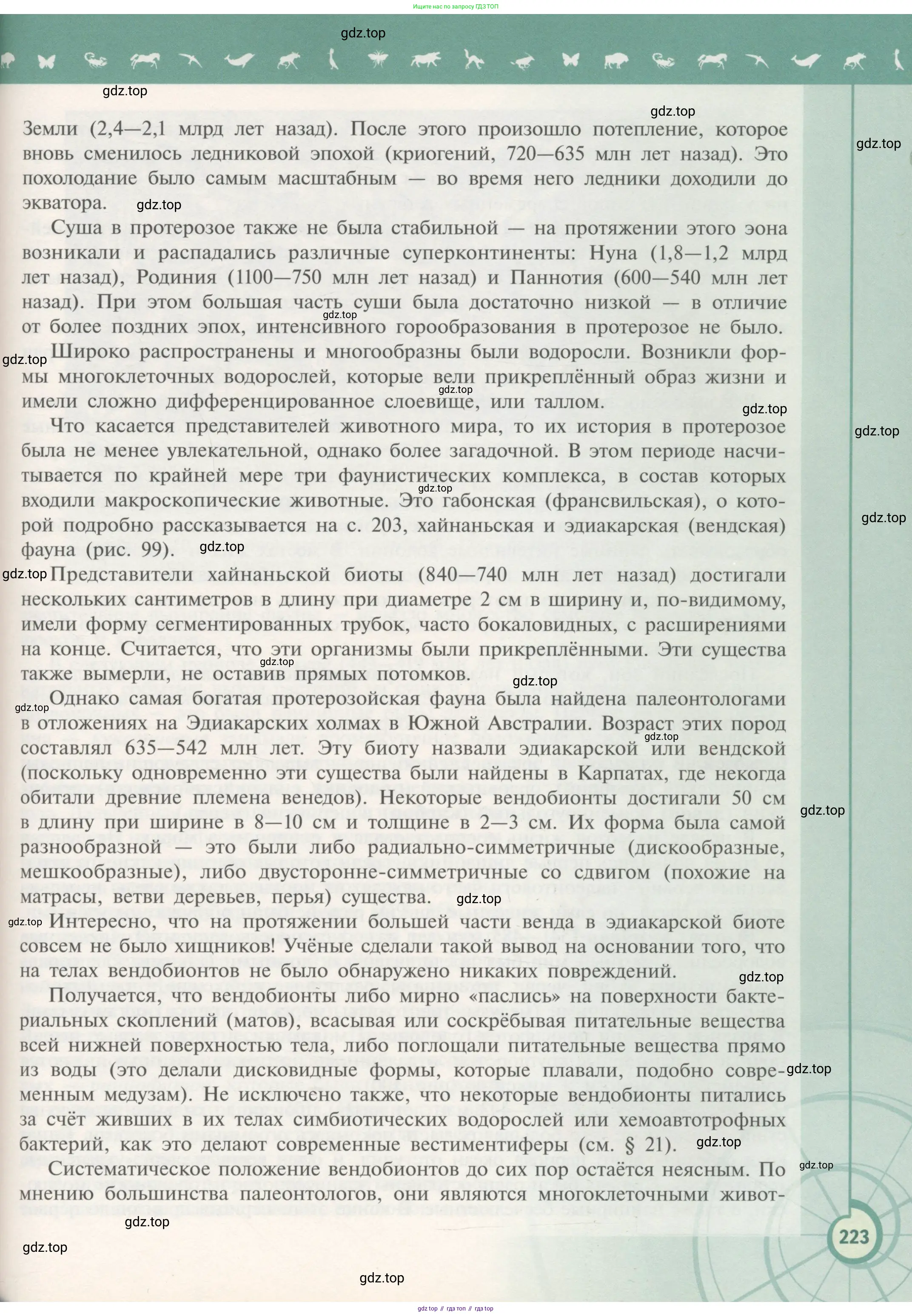 Биология, 11 класс Учебник, авторы: Пасечник Владимир Васильевич, Каменский Андрей Александрович, Рубцов Александр Михайлович, Швецов Глеб Геннадьевич, Гапонюк Зоя Георгиевна, издательство Просвещение, Москва, 2018, страница 223